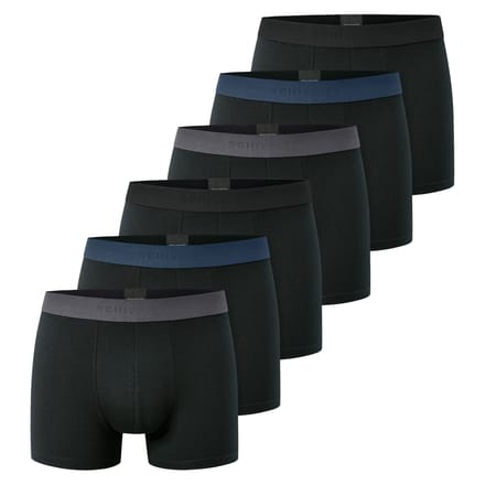 SCHIESSER Boxershorts 6PACK Shorts "95/5" Set van 6