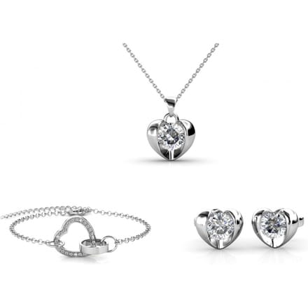 Simply Love Locked Heart voor boomset - Kristal