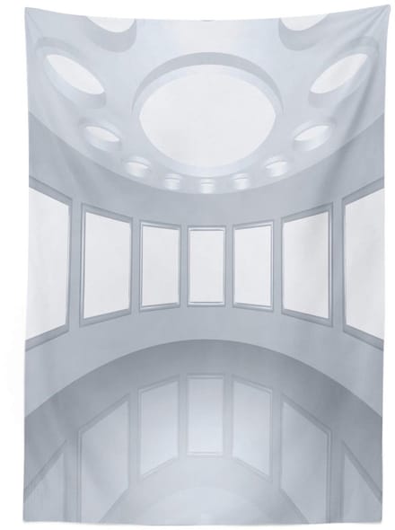 ABAKUHAUS Tafelkleed – 140x200 cm – Satinmix – Kokosnoot Wit