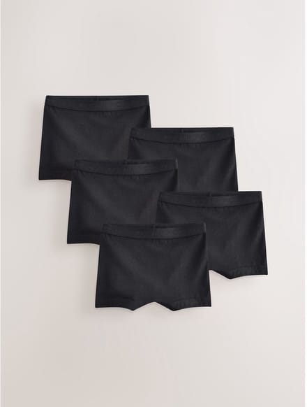 Next - Meisjes - Short Briefs 5 Pack - Zwart