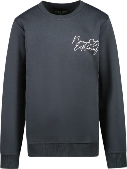 Cars jeans sweater jongens - donkergrijs - Grush - maat 176
