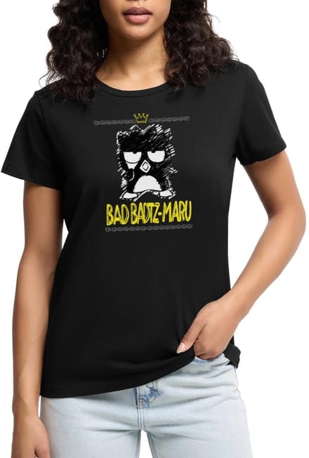 Bad Badtz Maru In De Geschetste Stijl Premium T Shirt Dames