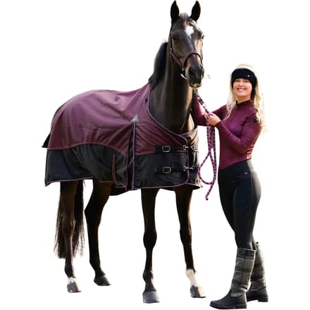 Qhp Trainingsshirt Qhp Zahra Donkerrood - 40