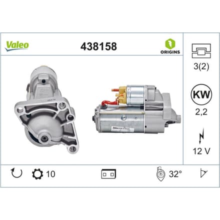 Starter VALEO ORIGINS NEW VALEO 438158