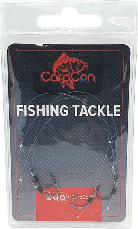 Method Hair Rigs - Haakmaat #10 - 0.24mm nylon - 4 stuks - 10cm - 4kg/8.8lbs - Method Feeder Rigs - Karper/Witvis Onderlijnen