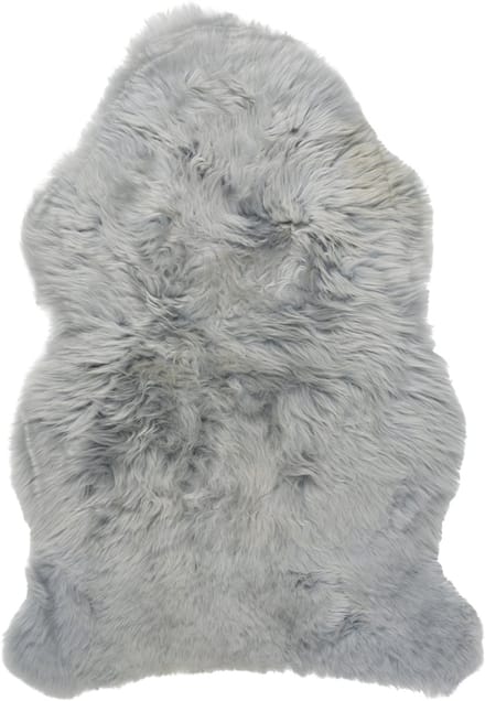 schapenvacht nieuw zeeland licht grijs 80cm