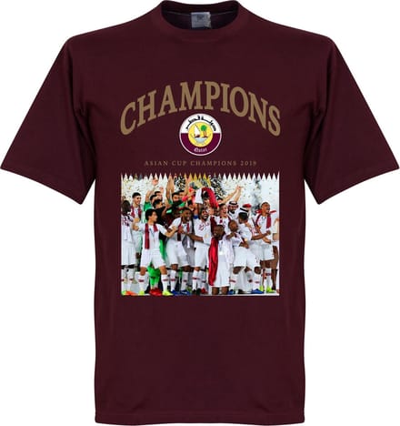 Qatar 2019 Celebration T-Shirt - Bordeaux Rood - M