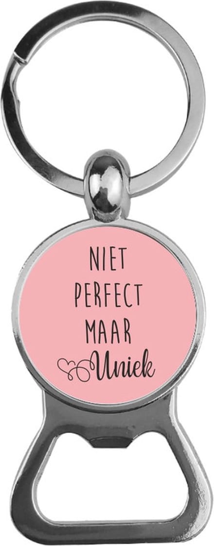 Bieropener Glas -  Niet Perfect Maar Uniek
