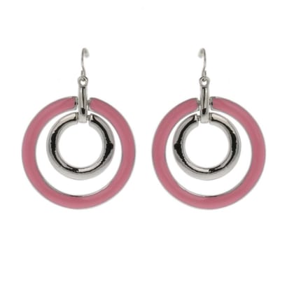 Behave - Oorbellen - Rond Design - Zachte Retro Look - 4.5 cm