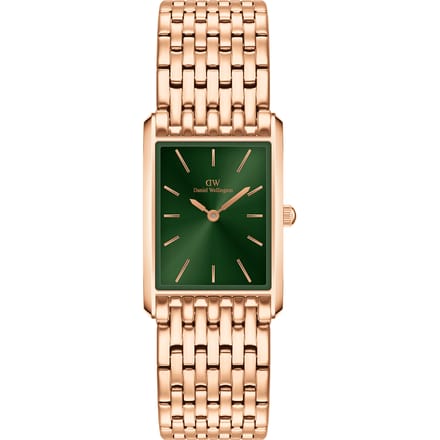 Daniel Wellington DW Watch Bound 9-Link Emerald Sunray 22x32 Rose Gold