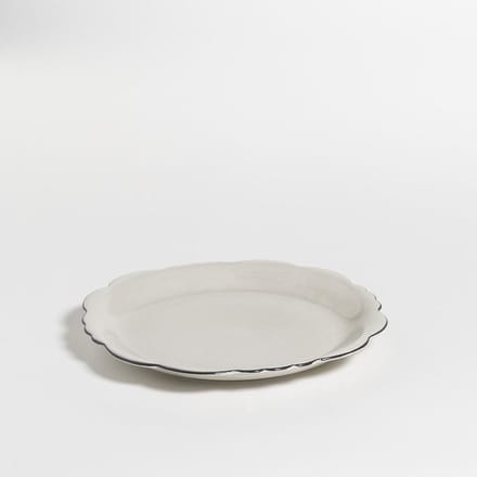 The Table Amsterdam Attic Dinerbord - Seabass - Ø26 cm - Lichtgrijs