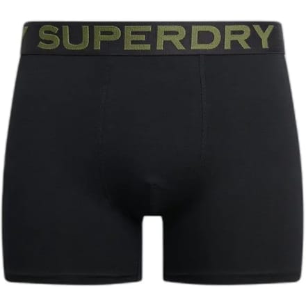 Superdry BOXER TRIPLE PACK Heren Onderbroek - Raven Black Marl