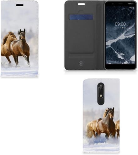 Nokia 5.1 (2018) Hoesje maken Paarden