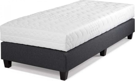 Hotelbed Cambridge 90x200, meubelstof Antraciet