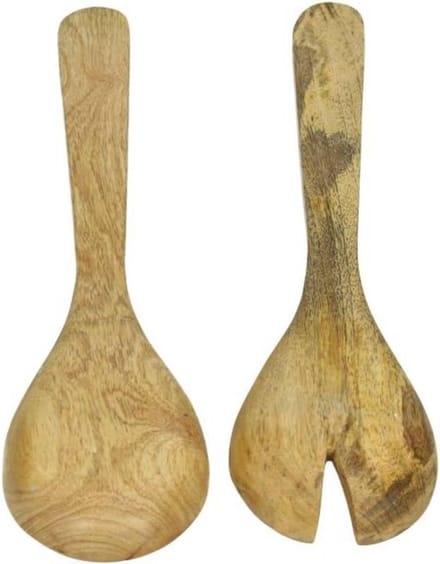 Leuke houten salade lepel set Salad Server Multi 3x7x33cm