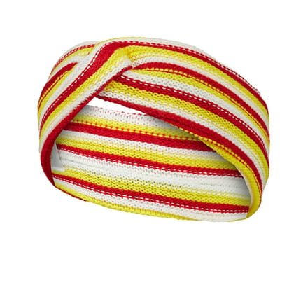 Morethansocks - Oeteldonk Haarband - Unisex - Haarband Oeteldonk - Haarband rood/wit/geel