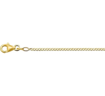 YO&NO - Ketting - Guod - Gourmet - 1,8 mm - 80cm - 585 goud