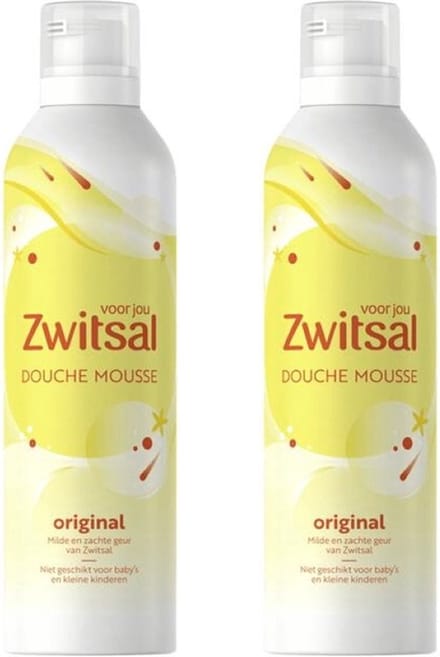 Zwitsal Shower Mousse 2 x 200 ml