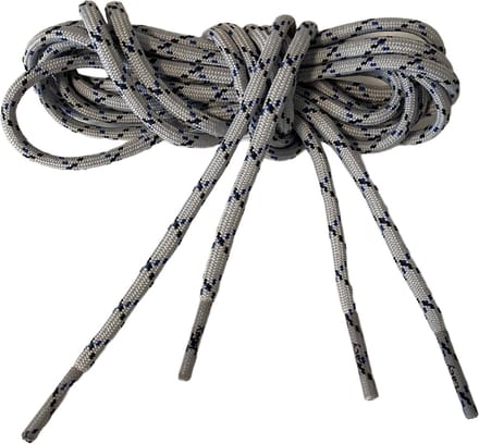 schoenveters - licht-grijs-blauw - roundies - 120 cm lang x4 mm breed