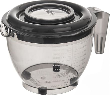 Mengkom met Deksel Maatregel GREY 2,5 l - Beslagkom - Mixkom
