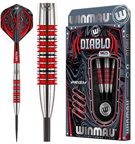 Professionele 28 Gram Steeltip Tungsten Darts Set met Flights en Stems