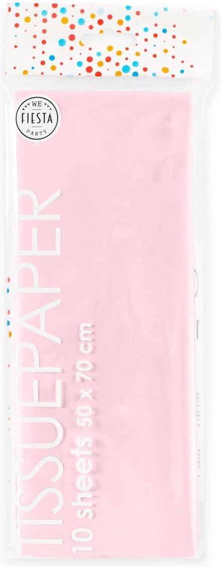 Globos - Tissue Paper 10 Sheets Baby Pink 50x70cm