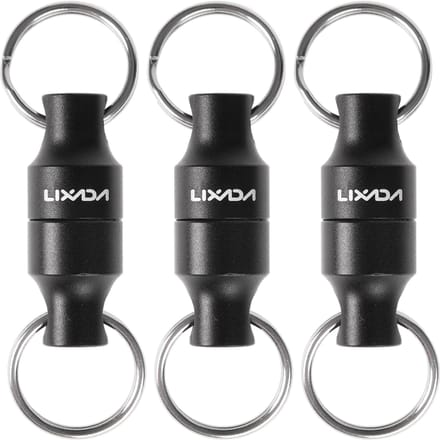 Support de dégagement de filet magnétique de pêche à la mouche, Clip magnétique, connecteur de filet d'atterrissage avec rétractable 3 pcs