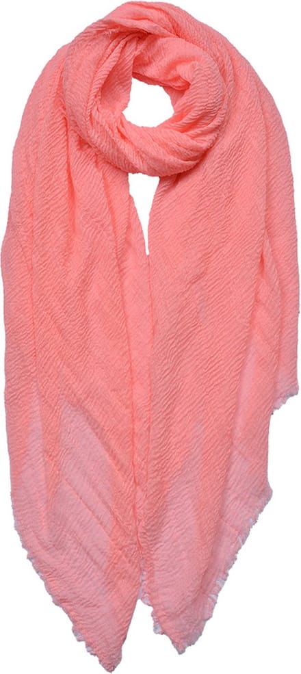 Juleeze Sjaal Dames Effen 90x180 cm Roze Synthetisch