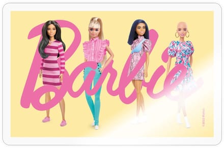 Barbie En Haar Vrienden Sticker maat S (10 x 10 cm)