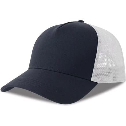 Atlantis Headwear Rapper Cotton-S Cap AT535 - Navy/White - One size