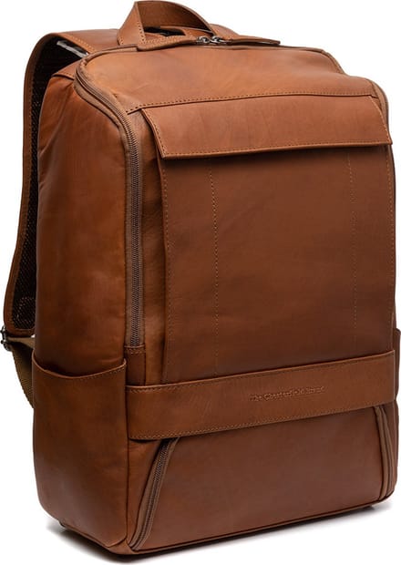 Chesterfield Rich Leren Laptop Rugtas - 15,4 inch - Cognac