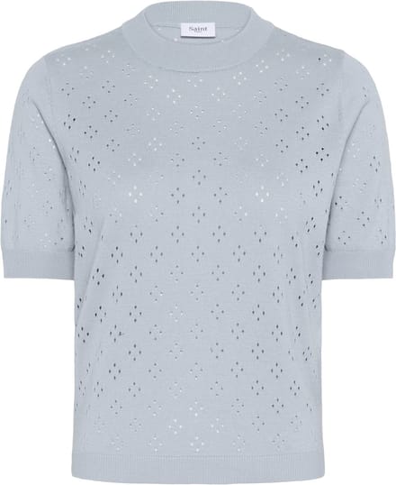 Saint Tropez OlineSZ SS Pullover Dames Trui - Kentucky Blue