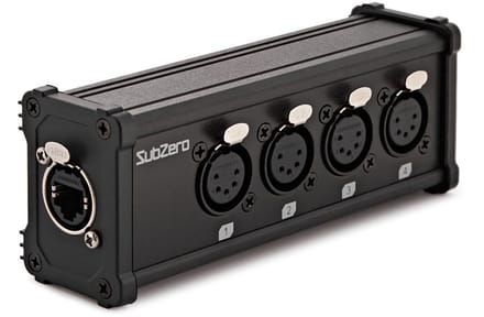 SubZero 4-kanalen 5-pins DMX-kabel netwerkverlenger