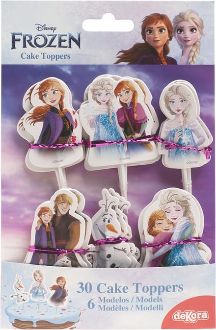 Dekora Disney Frozen Cake Toppers pk/16