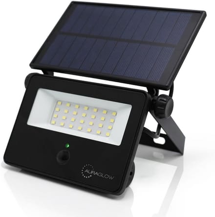 Solar Beveiligingsschijnwerper met PIR Bewegingssensor en Wandmontage
