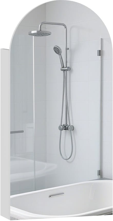 HOMCOM-Spiegelkast-MDF-40x12x80cm-Wit