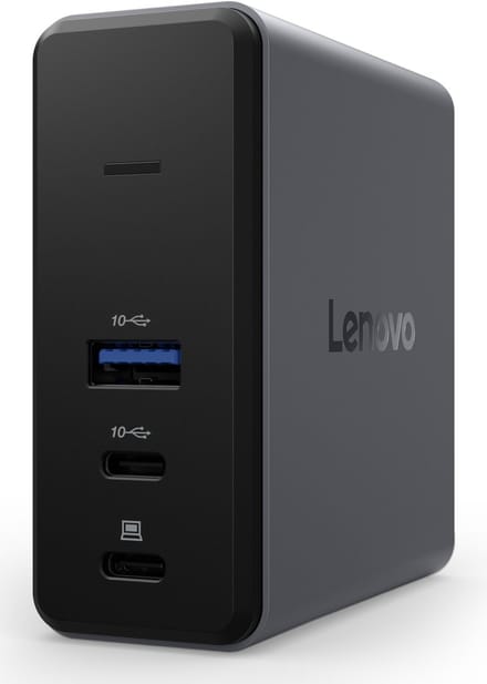 Lenovo X9 Charging GaN Dock Bedraad USB 3.2 Gen 2 (3.1 Gen 2) Type-C Grijs