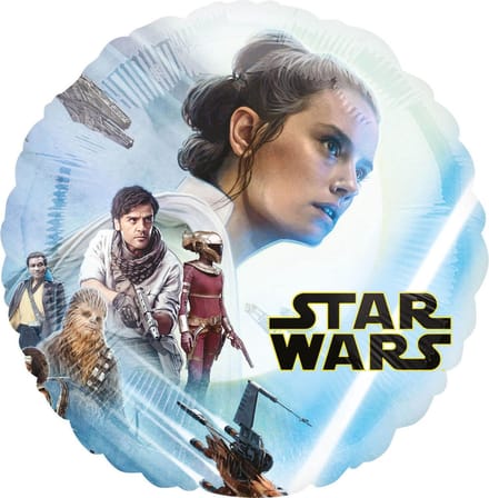Star Wars Helium Ballon Skywalker 43cm leeg