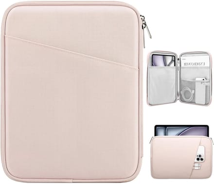 Tablet Sleeve Tas voor 12.9 Inch iPad Pro, Samsung Galaxy Tab en Surface Pro - Roze Bescherming en Draagbaarheid