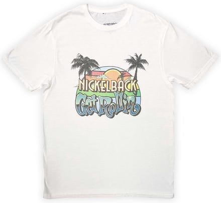 Nickelback - Get Rollin' Sunset Heren T-shirt - XL - Wit