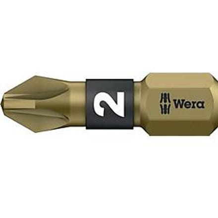 Wera bit 855/1 BTH, Pozidriv, PZD 2, lengte 25 mm, 10 stuks