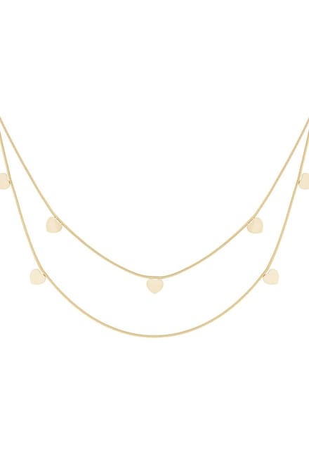 dubbele hart ketting