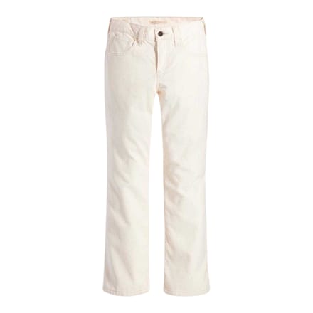 Levis Middy katoenen bootcut-jeans voor dames (Crème)