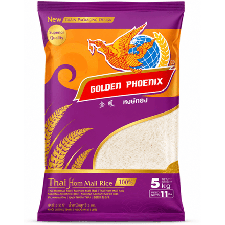 Golden Phoenix Superieure Thaise Hom Mali jasmijnrijst 5 kg