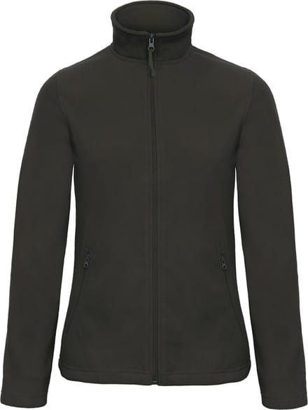 Fleecevest 'ID.501 Micro Fleece Full Zip' Dames Maat M Zwart