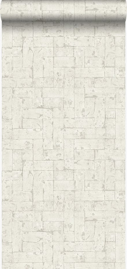 Origin Wallcoverings behang bakstenen lichtbeige - 347568 - 53 cm x 10,05 m