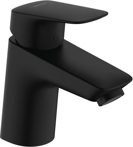 Hansgrohe Logis wastafelkraan - model 70 - opbouw - eengreeps - met waste - mat zwart