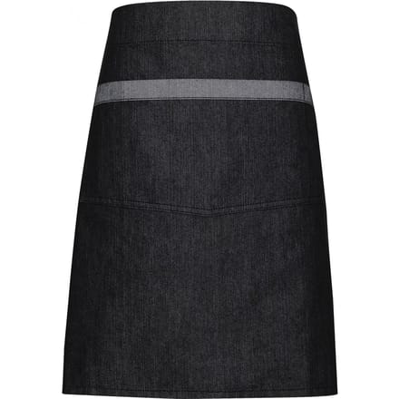 Schort/Tuniek/Werkblouse Unisex One Size Premier Black Denim 70% Katoen, 30% Polyester