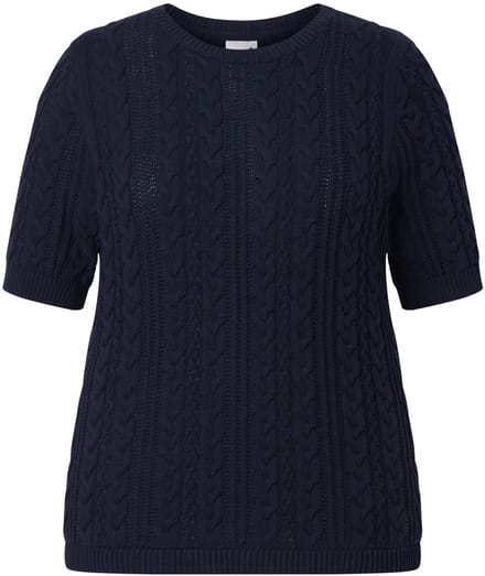 Ulla Popken - Dames - Pullovers - Marine - Maat 42+