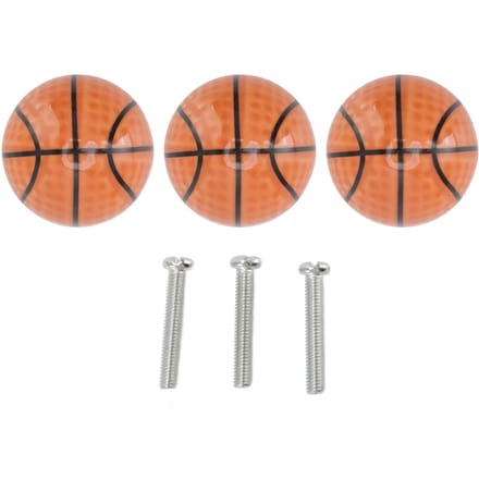 3 Set Basketbal Kast Keuken Huis Knopen Bal Type Enkel Gat Lade Keramische Handgreep